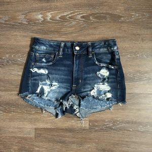 American Eagle High Rise Jean Shorts